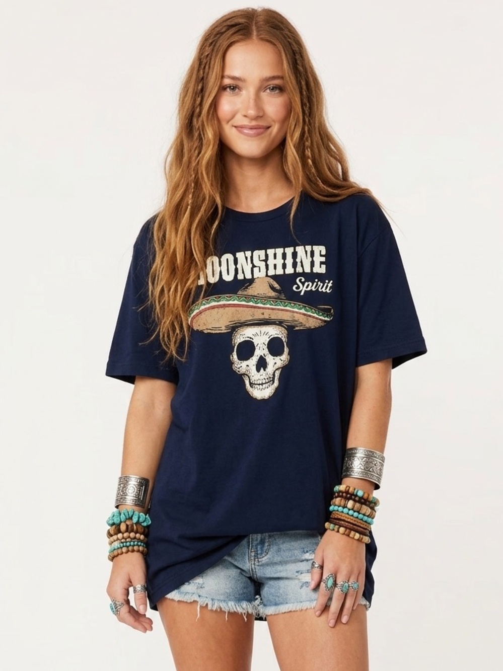 24. Moonshine Spirit Graphic T-Shirt